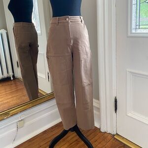 Wilfred Double Knee Tan Cargo Pants